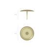Picture of THUMB TACKS (PINS) BRASS 100 PIECES